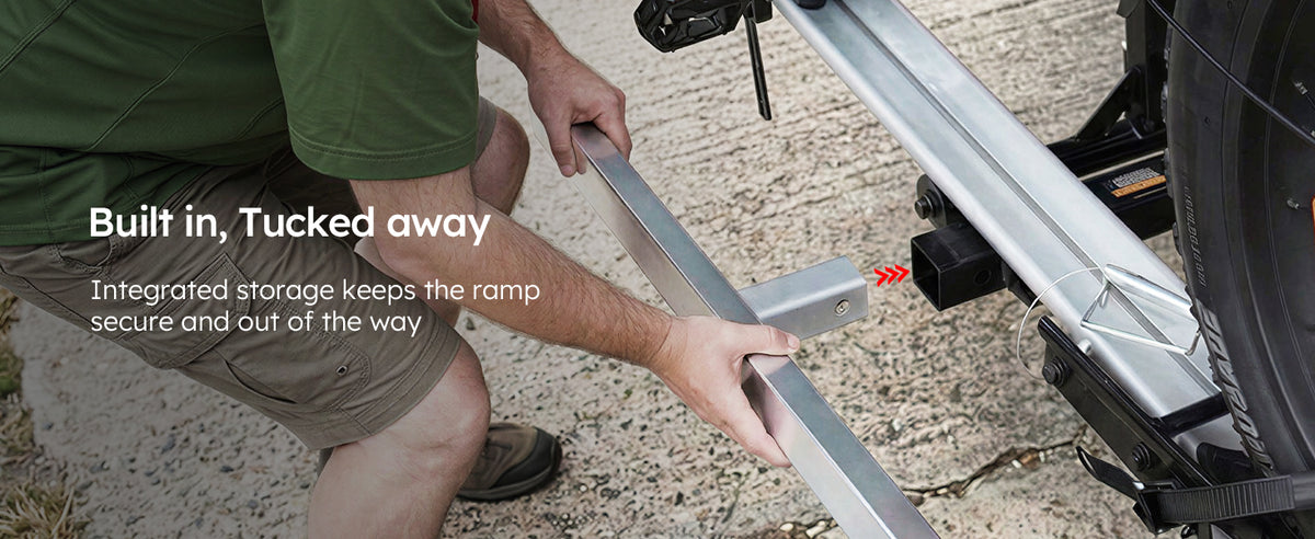 Young Pro 4148 | 200 lbs 2-Bike Hitch Rack with Ramp
