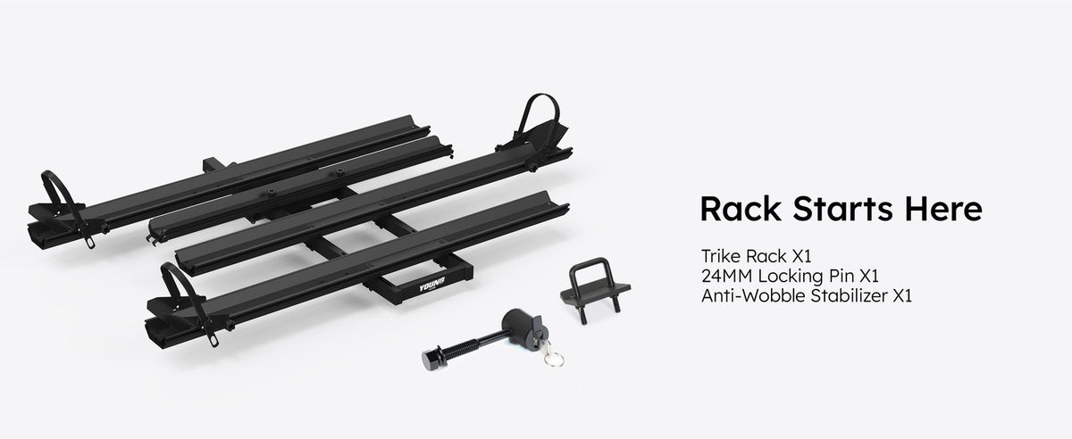 Young Pro 4209 | 200 lbs E-Trike Hitch Rack